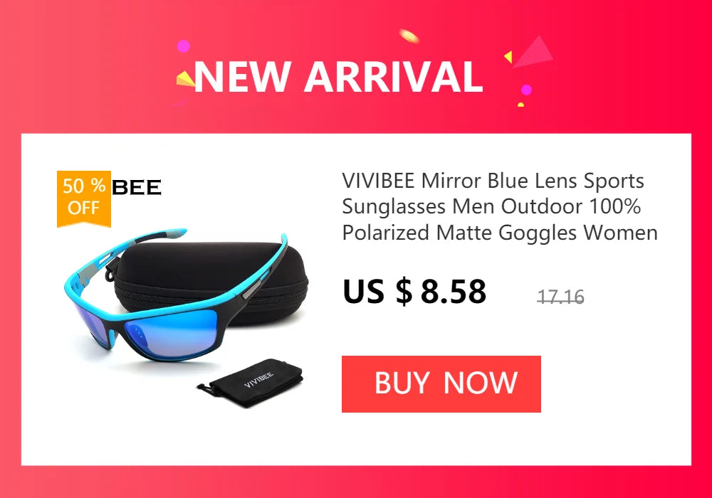 FoxDrop™ VIVIBEE Men Photochromic Sunglasses Black Sports Goggles Women Color Changing Polarized Driving 2025 Discoloration Sun Glasses