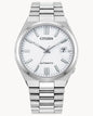 Montre Citizen Tsuyosa automatique pour homme, cadran blanc, article n° NJ0150-56A
