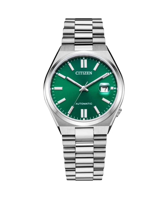 Montre Citizen Tsuyosa automatique à cadran vert, référence NJ0150-81X