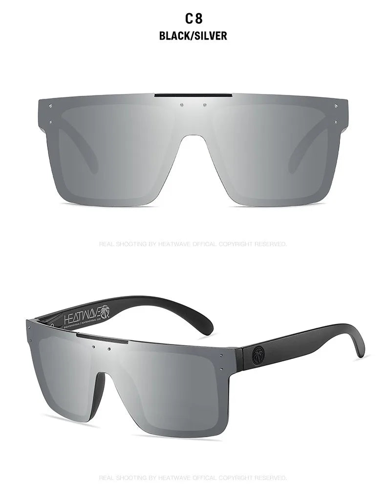 Lunettes de cyclisme FoxDrop™ de haute qualité, verres polarisés pour sports de plein air, verres anti-chaleur HW03