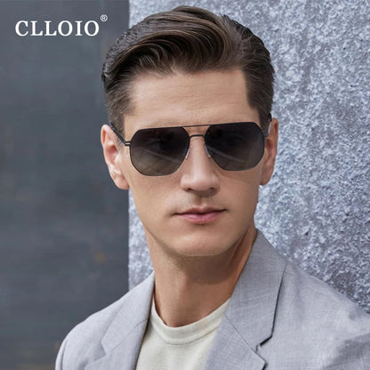 FoxDrop™ CLLOIO Fashion High Quality Photochromic Sunglasses Men Women Polarized Sun Glasses Chameleon Anti-glare Driving Oculos de sol