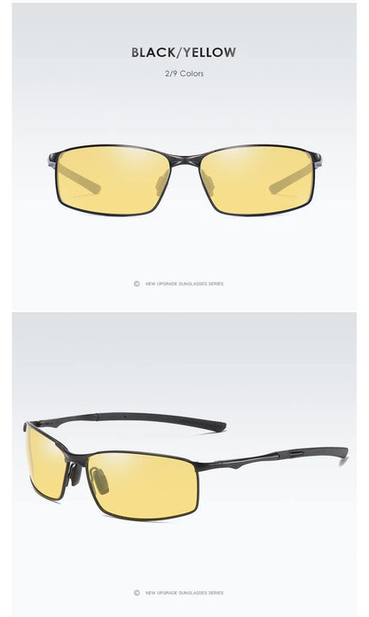 FoxDrop™ Sunglass Polarized Driving Glasses Color Night-vision Goggles Cycling Road Kask Bicchieri Men Shades Cascos Pesca