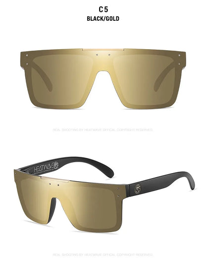 Lunettes de cyclisme FoxDrop™ de haute qualité, verres polarisés pour sports de plein air, verres anti-chaleur HW03