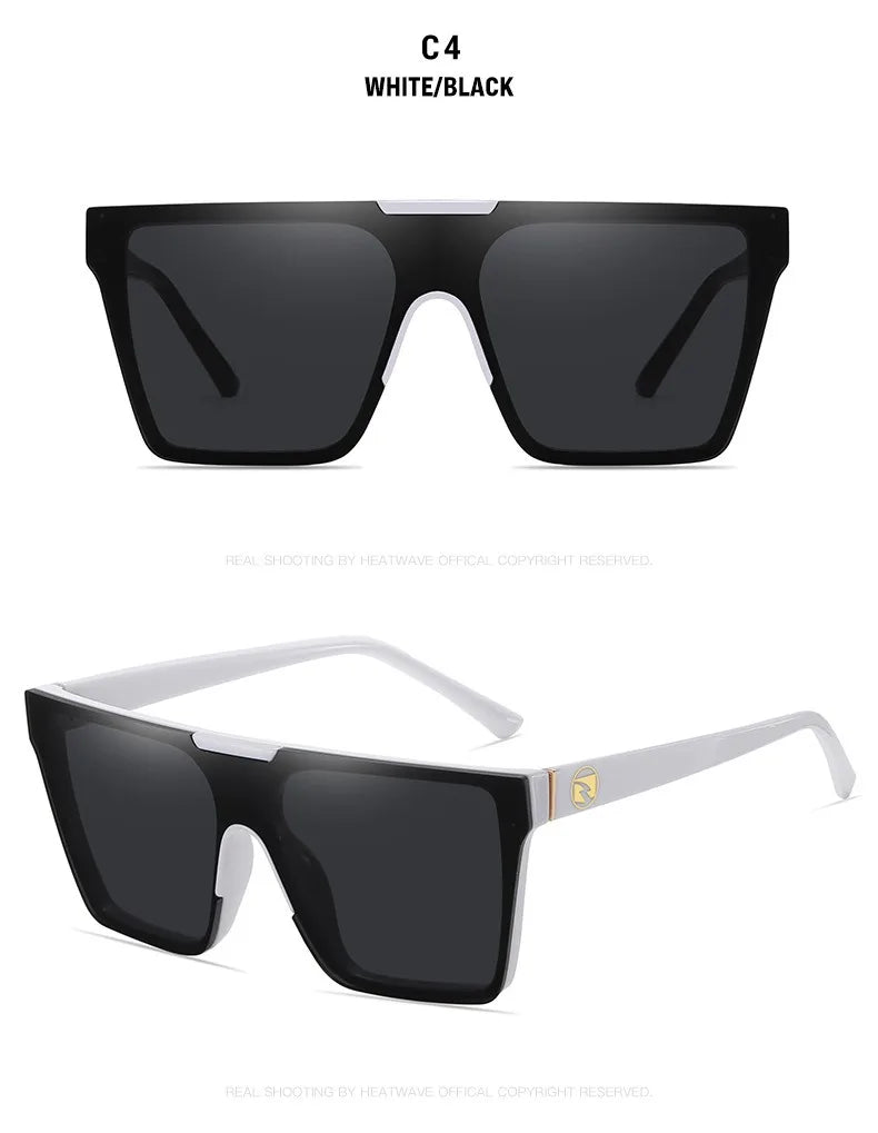 FoxDrop™ HEAT WAVE luxury brand design one-piece fashionable glasses for men and women cross-border driving sunglasses HW04 eyewear