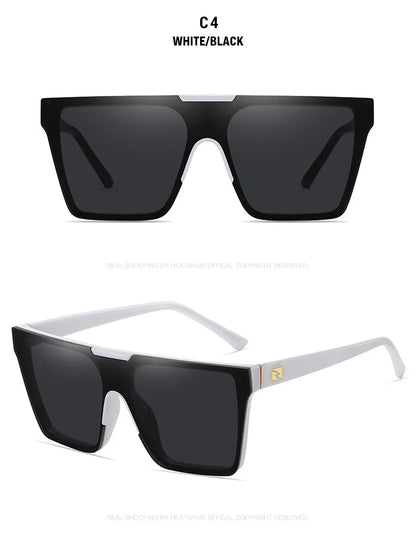 FoxDrop™ HEAT WAVE luxury brand design one-piece fashionable glasses for men and women cross-border driving sunglasses HW04 eyewear