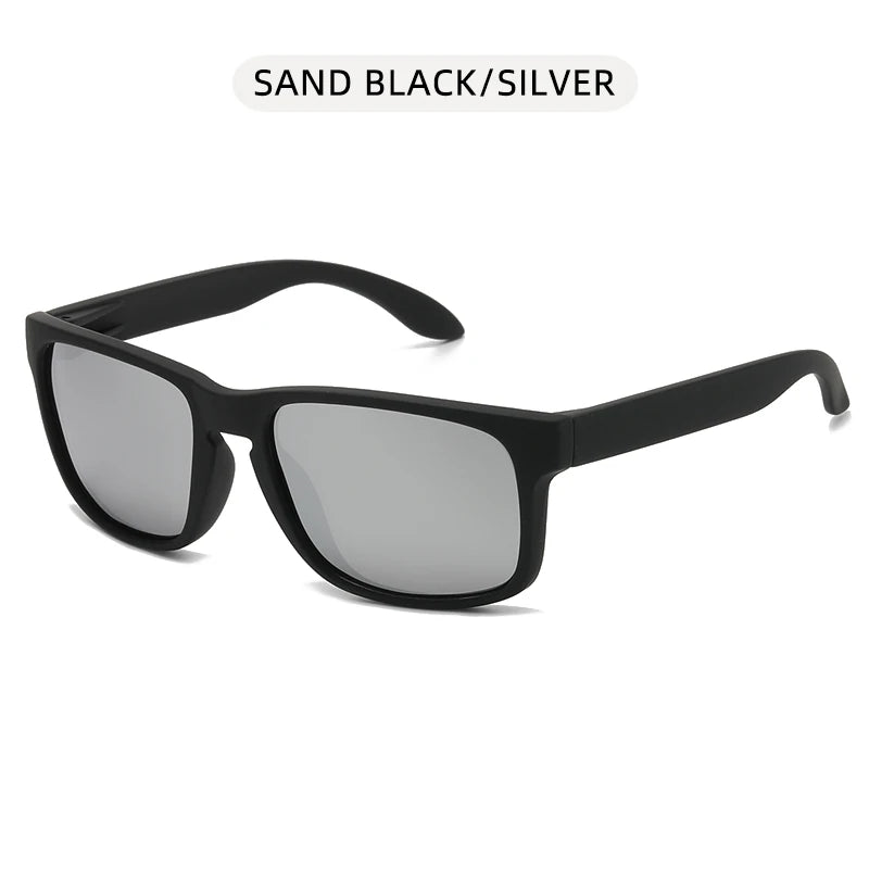 FoxDrop™ Classic Fashion Square Polarized Sunglasses Men Vintage Plastic Male Sun Glasses Women Stylish Black Outdoor Sports Shades UV400