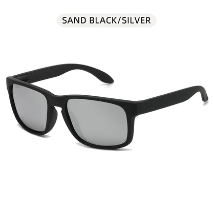 FoxDrop™ Classic Fashion Square Polarized Sunglasses Men Vintage Plastic Male Sun Glasses Women Stylish Black Outdoor Sports Shades UV400