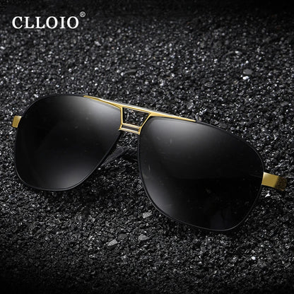 FoxDrop™ CLLOIO Nouvelles lunettes de soleil polarisées photochromiques carrées pour hommes, changement de couleur, lunettes de soleil caméléon antireflet pour la conduite Oculos de sol