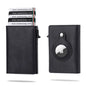 Portefeuille intelligent Airtag en cuir de vache FoxDrop™ CASEKEY pour homme, RFID Crazy Horse, fermeture magnétique en cuir de qualité supérieure, porte-cartes de crédit Airtag Pop-Up
