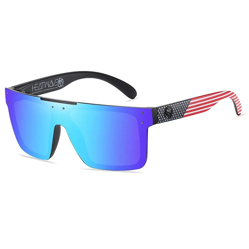 Lunettes de cyclisme FoxDrop™ de haute qualité, verres polarisés pour sports de plein air, verres anti-chaleur HW03