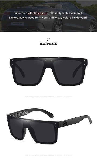Lunettes de cyclisme FoxDrop™ de haute qualité, verres polarisés pour sports de plein air, verres anti-chaleur HW03