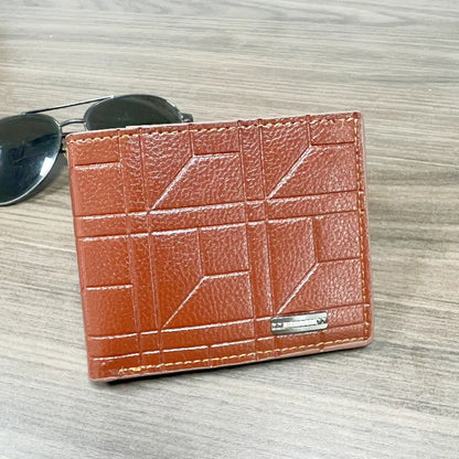 Portefeuille FoxDrop™ pour homme, nouvelle marque, court, à carreaux, horizontal, en cuir souple, grande capacité, multi-cartes