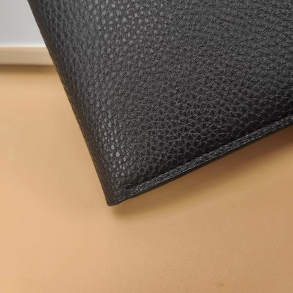Portefeuille FoxDrop™ pour homme, nouvelle marque, court, à carreaux, horizontal, en cuir souple, grande capacité, multi-cartes