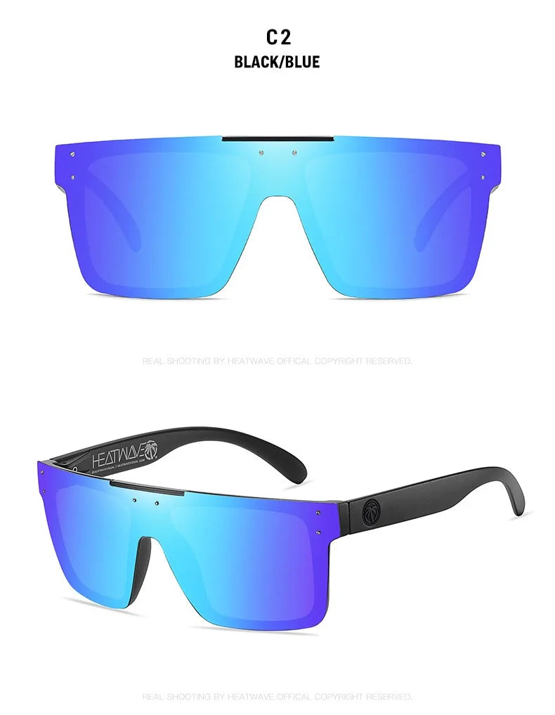 Lunettes de cyclisme FoxDrop™ de haute qualité, verres polarisés pour sports de plein air, verres anti-chaleur HW03