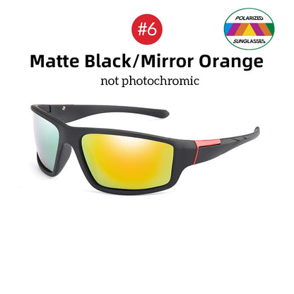 FoxDrop™ VIVIBEE Men Photochromic Sunglasses Black Sports Goggles Women Color Changing Polarized Driving 2025 Discoloration Sun Glasses
