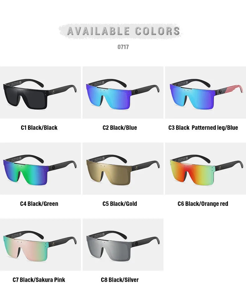 Lunettes de cyclisme FoxDrop™ de haute qualité, verres polarisés pour sports de plein air, verres anti-chaleur HW03