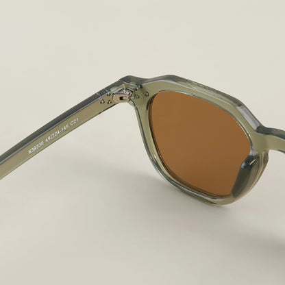 FoxDrop™ CATERSIDE Retro Polarized Sunglasses Men Ultralight TR90 Frame Polygon Women Sun Glasses Outdoor High Quality Travel  Eyewear