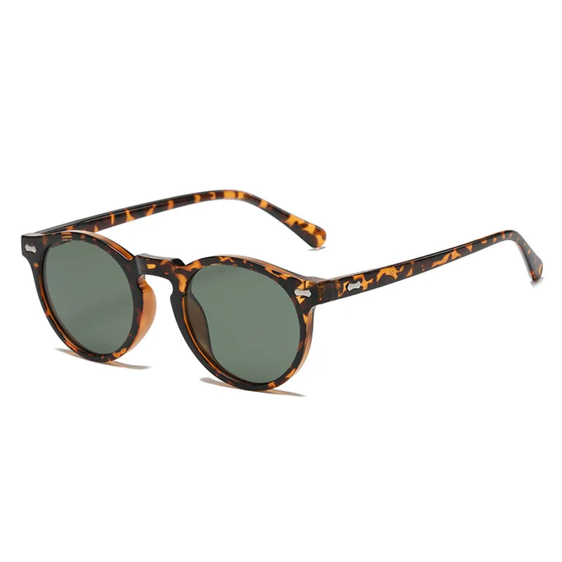FoxDrop™ Retro Round Sunglasses Men Women Fashion Small Polarized Sun Glasses For Male Female Literary Vintage Shades Driving Eyeglasses