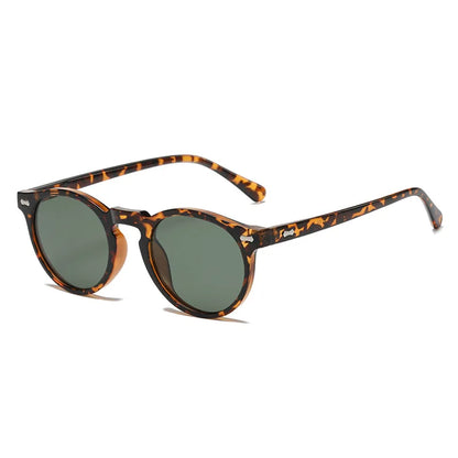 FoxDrop™ Retro Round Sunglasses Men Women Fashion Small Polarized Sun Glasses For Male Female Literary Vintage Shades Driving Eyeglasses