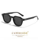 FoxDrop™ CATERSIDE Retro Polarized Sunglasses Men Ultralight TR90 Frame Polygon Women Sun Glasses Outdoor High Quality Travel  Eyewear