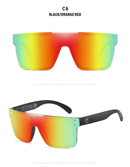 Lunettes de cyclisme FoxDrop™ de haute qualité, verres polarisés pour sports de plein air, verres anti-chaleur HW03