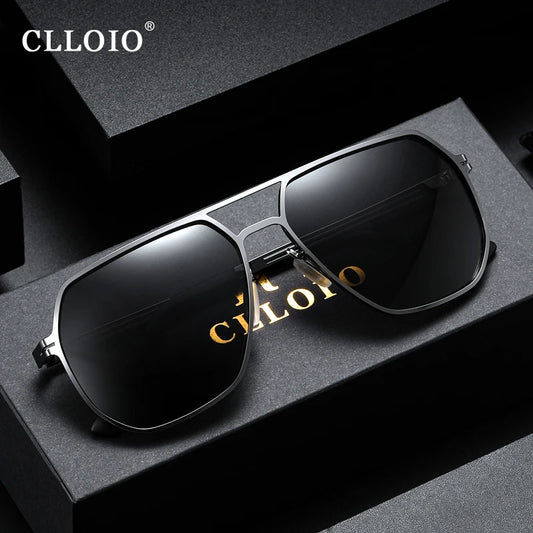 FoxDrop™ CLLOIO Fashion High Quality Photochromic Sunglasses Men Women Polarized Sun Glasses Chameleon Anti-glare Driving Oculos de sol