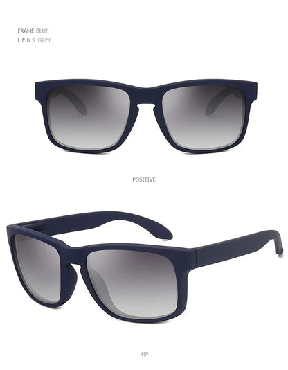 FoxDrop™ Classic Fashion Square Polarized Sunglasses Men Vintage Plastic Male Sun Glasses Women Stylish Black Outdoor Sports Shades UV400
