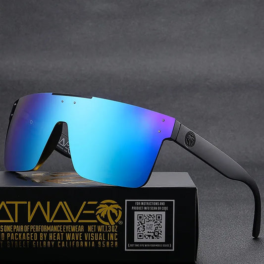 FoxDrop™ cycling goggles high-quality real film outdoor sports polarized heat wave sunglasses HW03 eyewear