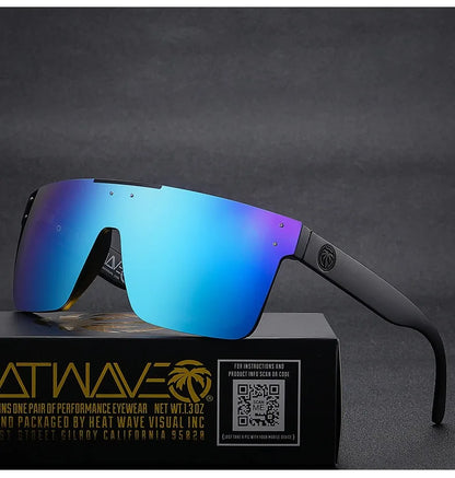 Lunettes de cyclisme FoxDrop™ de haute qualité, verres polarisés pour sports de plein air, verres anti-chaleur HW03