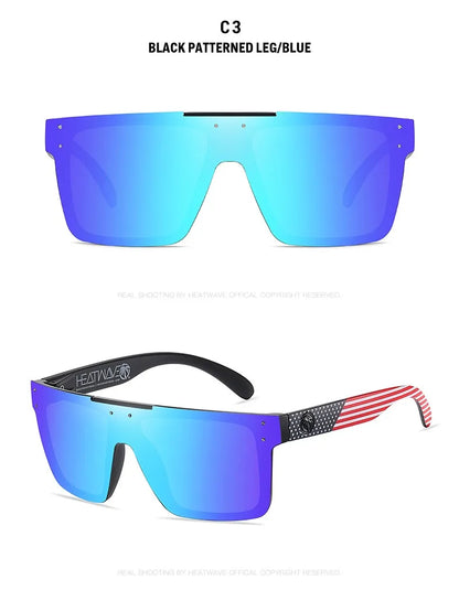 Lunettes de cyclisme FoxDrop™ de haute qualité, verres polarisés pour sports de plein air, verres anti-chaleur HW03