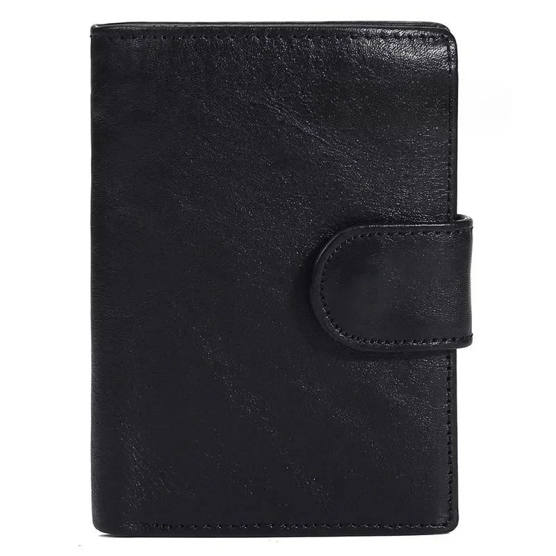 Portefeuille FoxDrop™ pour homme, nouveau, en cuir de vache véritable, porte-monnaie, pochette, moraillon, ouvert, qualité supérieure, style rétro, court