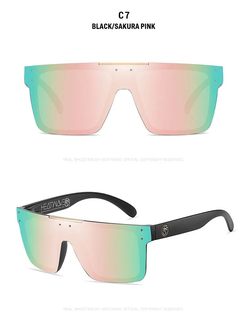 Lunettes de cyclisme FoxDrop™ de haute qualité, verres polarisés pour sports de plein air, verres anti-chaleur HW03