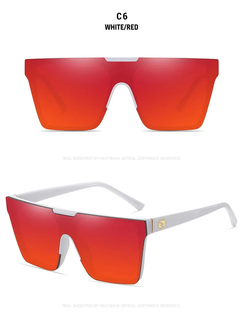FoxDrop™ HEAT WAVE luxury brand design one-piece fashionable glasses for men and women cross-border driving sunglasses HW04 eyewear