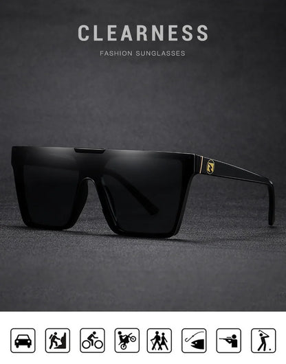 FoxDrop™ HEAT WAVE luxury brand design one-piece fashionable glasses for men and women cross-border driving sunglasses HW04 eyewear