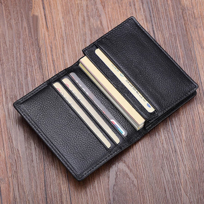 FoxDrop™ Portefeuilles de cartes en cuir véritable de luxe pour hommes, porte-cartes de crédit pour femmes, porte-cartes et pièces d'identité, organisateur pour hommes, porte-cartes de visite