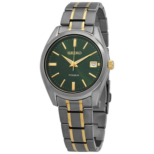 Seiko  Essentials Quartz Green Dial Men's Watch Item No. SUR377