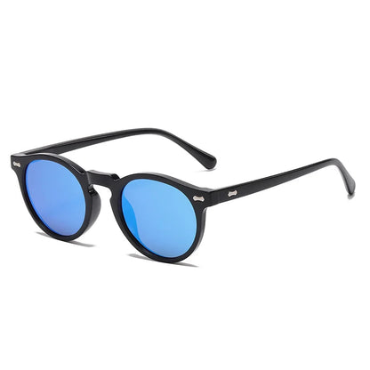 FoxDrop™ Retro Round Sunglasses Men Women Fashion Small Polarized Sun Glasses For Male Female Literary Vintage Shades Driving Eyeglasses