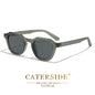 FoxDrop™ CATERSIDE Retro Polarized Sunglasses Men Ultralight TR90 Frame Polygon Women Sun Glasses Outdoor High Quality Travel  Eyewear