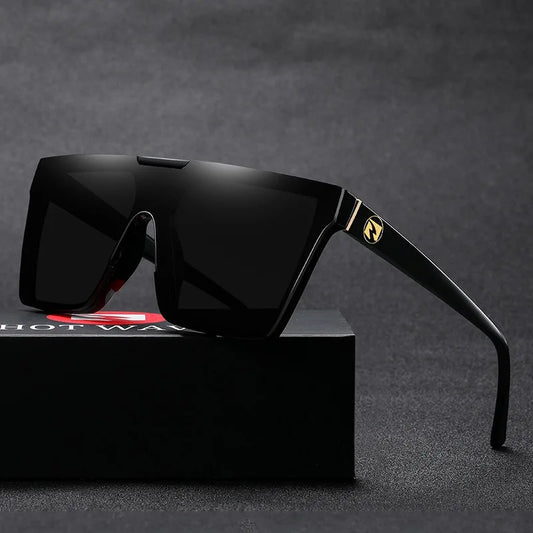 FoxDrop™ HEAT WAVE luxury brand design one-piece fashionable glasses for men and women cross-border driving sunglasses HW04 eyewear