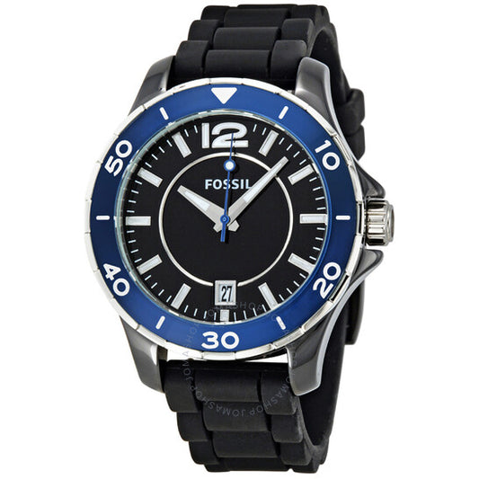Montre unisexe Fossil à cadran noir, article n° CE1036