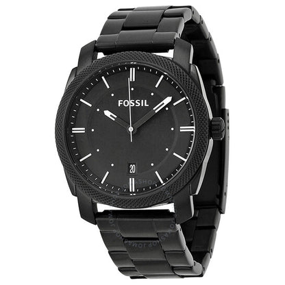 Fossil  Machine Black Dial Black-plated Men's Watch Item No. FS4775