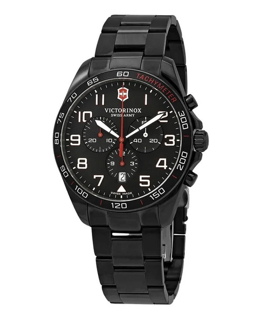 Victorinox FieldForce Sport Chronograph Quartz Black Dial Men's Watch - Item No. 241890