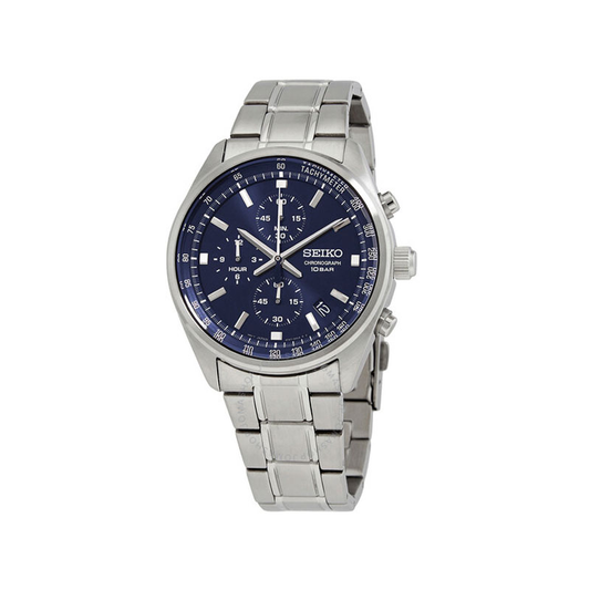 Seiko Chronograph Quartz Blue Dial Men's Watch
