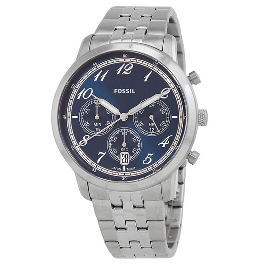 Fossil Neutra Chronograph Quartz Blue Dial Men's Watch FS6025