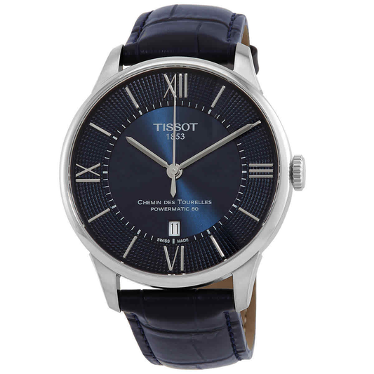 Tissot  Chemin Des Tourelles Automatic Blue Dial Men's Watch