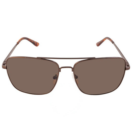 Calvin Klein Brown Navigator Men's Sunglasses CK19136S 200 57