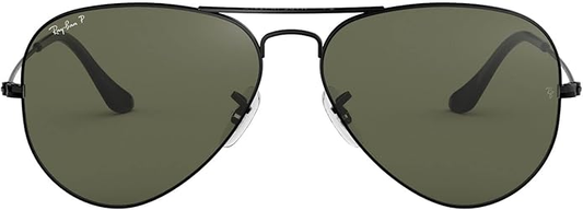 Ray-Ban  Aviator Classic Polarized Green Unisex Sunglasses Item No. RB3025 002/58 62