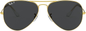 Ray-Ban  Aviator Classic Polarized Black Pilot Unisex Sunglasses Item No. RB3025 919648 62