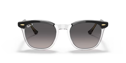 Ray-Ban  Hawkeye Polarized Grey Gradient Square Unisex Sunglasses Item No. RB2298F 1294M3 54