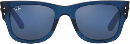 Ray-Ban  Mega Wayfarer Blue Mirror Square Unisex Sunglasses Item No. RB0840S 6638O4 51